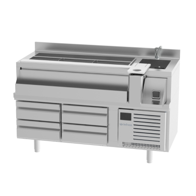 Mesa refrigerada cocktails BST 1600 R Infrico Mesa refrigerada cocktails BST 1600 R Infrico