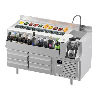 Mesa refrigerada cocktails BST 1600 R Infrico Mesa refrigerada cocktails BST 1600 R Infrico