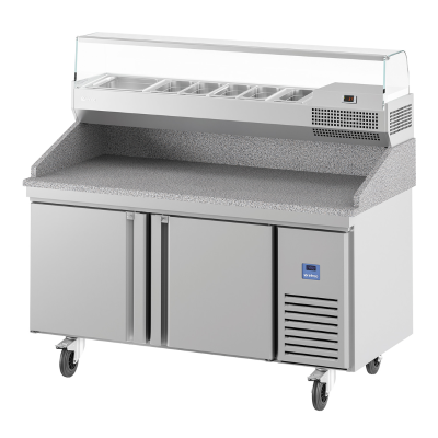 Mesa fría para pizzas línea americana MR 67 GT COMBO Infrico