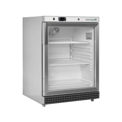 Armario expositor refrigeración UR200SG inox Tefcold Armario expositor refrigeración UR200SG inox Tefcold