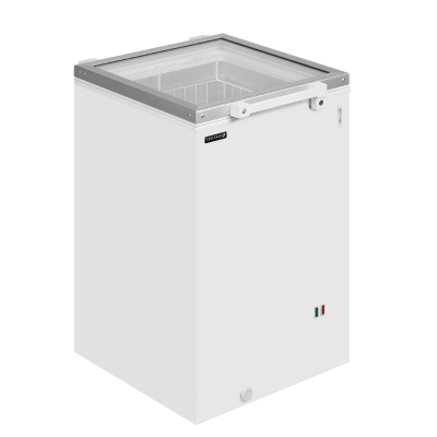 Congelador horizontal tapa abatible cristal ST160 Tefcold