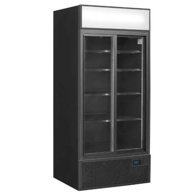 Armario expositor refrigeración FSC891S BLACK Tefcold Armario expositor refrigeración FSC891S BLACK Tefcold