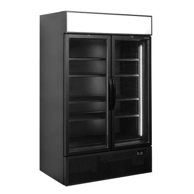 Armario expositor refrigeración FSC1200H BLACK Tefcold