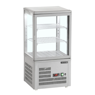 Vitrina expositora refrigerada sobremesa UPD60-GREY Tefcold Vitrina expositora refrigerada sobremesa UPD60-GREY Tefcold