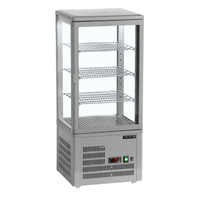 Vitrina expositora refrigerada sobremesa UPD80-GREY Tefcold Vitrina expositora refrigerada sobremesa UPD80-GREY Tefcold