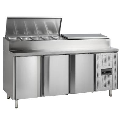 Mesa fría de preparación GN1/1 SS7300 Tefcold Mesa fría de preparación GN1/1 SS7300 Tefcold