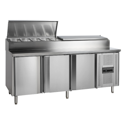 Mesa fría de preparación GN1/1 SS8300 Tefcold Mesa fría de preparación GN1/1 SS8300 Tefcold
