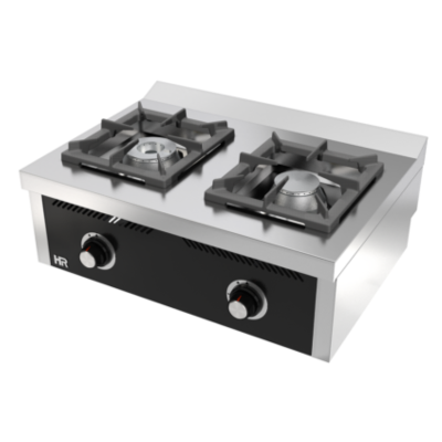Cocina industrial 2 fuegos serie 600 sobremesa C2F600S HR Fainca Cocina industrial 2 fuegos serie 600 sobremesa C2F600S HR Fainca
