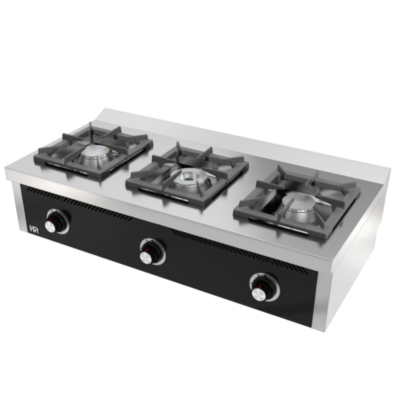 Cocina industrial 3 fuegos serie 600 sobremesa C3F600S HR Fainca Cocina industrial 3 fuegos serie 600 sobremesa C3F600S HR Fainca