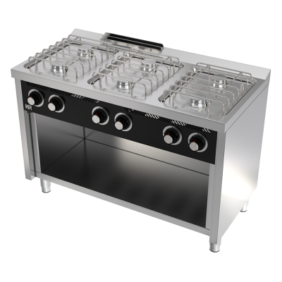 Cocina basic 6 fuegos serie 600 estante CB6F600E HR Fainca Cocina basic 6 fuegos serie 600 estante CB6F600E HR Fainca