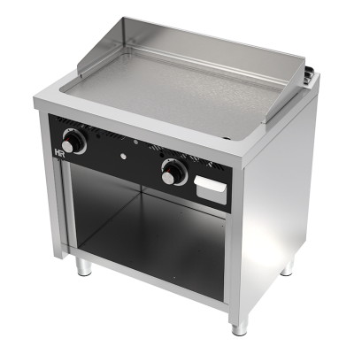 Plancha a gas rectificada estante serie 600 FT6008E HR Fainca