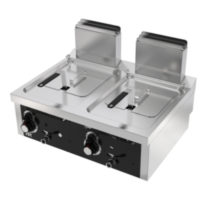 Freidora sobremesa a gas SERIE 600 8+8 litros FDG8L8L600S HR Fainca