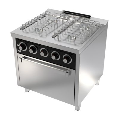 Cocina basic 4 fuegos serie 750horno CB4F750H HR Fainca Cocina basic 4 fuegos serie 750horno CB4F750H HR Fainca
