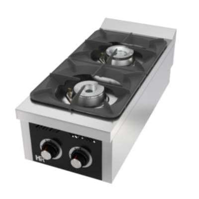 Cocina industrial 2 fuegos serie 900 sobremesa C2F900S HR Fainca Cocina industrial 2 fuegos serie 900 sobremesa C2F900S HR Fainca