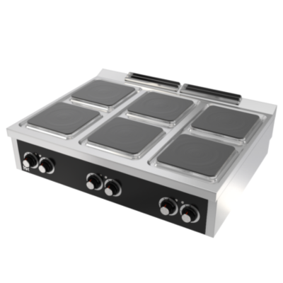 Cocina eléctrica 6 placas serie 900 sobremesa CE6P900S HR Fainca Cocina eléctrica 6 placas serie 900 sobremesa CE6P900S HR Fainca
