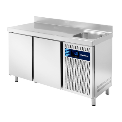 Mesa fría gastronorm MPGF-135 HC fregadero Edenox