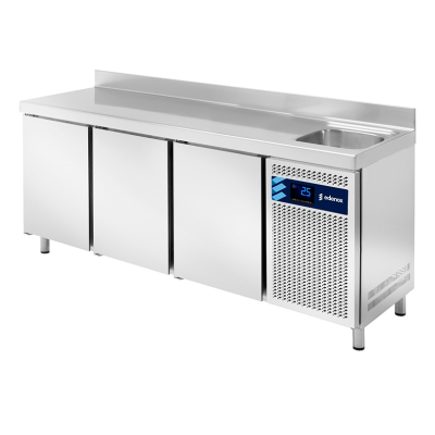 Mesa fría gastronorm MPGF-180 HC fregadero Edenox