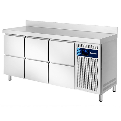 Mesa fría gastronorm MPG-180 HC HHH cajones Edenox