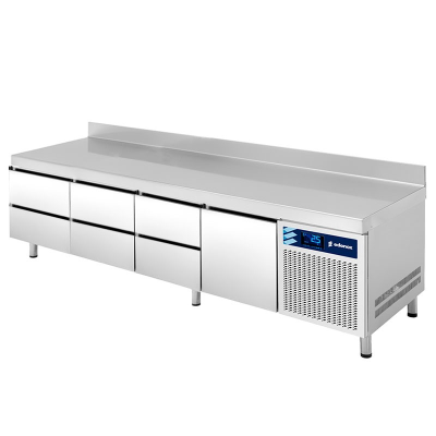 Mesa fría gastronorm MPGB-225 HC 7C altura 600 Edenox Mesa fría gastronorm MPGB-225 HC 7C altura 600 Edenox