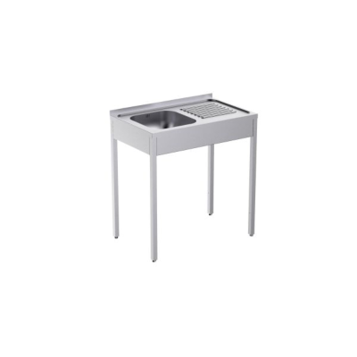 Fregadero con bastidor 800x500 escurridor der. Distform Fregadero con bastidor 800x500 escurridor der. Distform