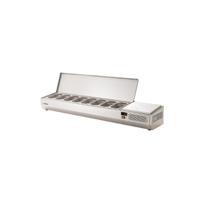 Vitrina ingredientes tapa acero EIT-180 HC Edenox