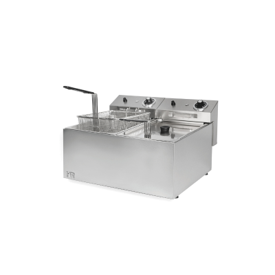 Freidora 10L+10L trifásica sin grifo FD10L10LTRIFS HR Fainca