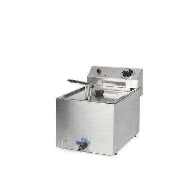 Freidora 10L trifásica 9 KW con grifo FD10LTRIF9C HR Fainca