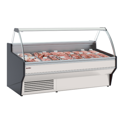 Vitrina expositora refrigerada Vesper VE-10E-20-C-TF cristal elevable Docriluc