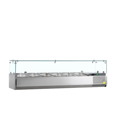 Vitrina refrigerada sobremostrador VK33-140 Tefcold