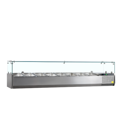 Vitrina refrigerada sobremostrador VK33-180 Tefcold