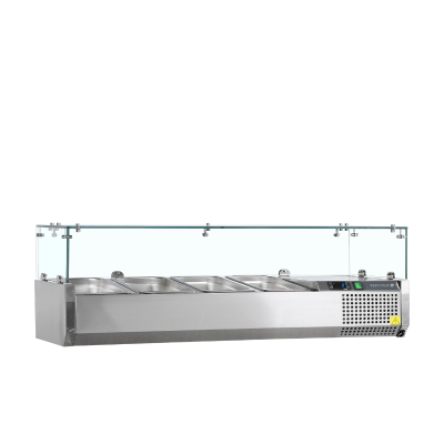 Vitrina refrigerada sobremostrador VK38-120 Tefcold