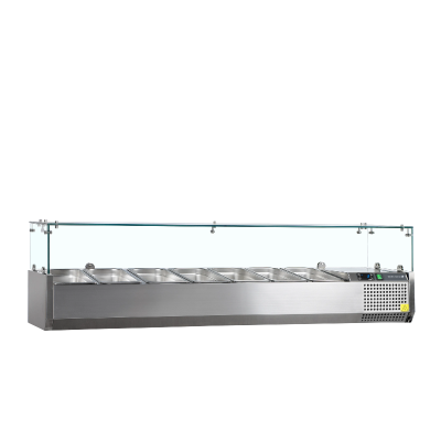 Vitrina refrigerada sobremostrador VK38-160 Tefcold