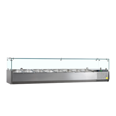 Vitrina refrigerada sobremostrador VK38-180 Tefcold