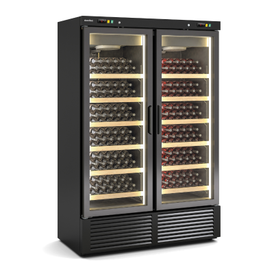 Armario expositor de vinos refrigerado Cépage DEBRW-1302/2-NN Docriluc