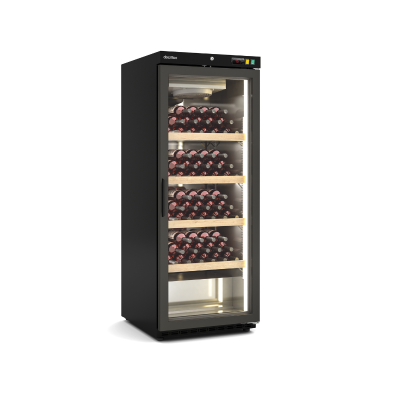 Armario expositor de vinos refrigerado Aurata DDAW-400-NN Docriluc