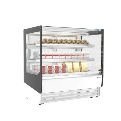 Vitrina expositora caliente pastelería recta VBR 12 PC Infrico