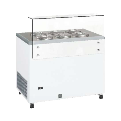 Vitrina conservadora de helados IC6P Infrico