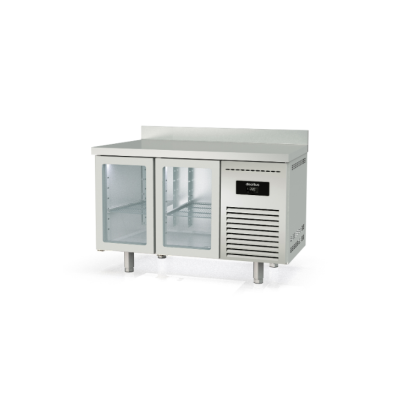 Mesa fría de refrigeración Radiant MBRV-150 puertas cristal Docriluc