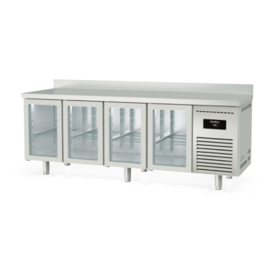 Mesa fría de refrigeración Radiant MBRV-250 puertas cristal Docriluc