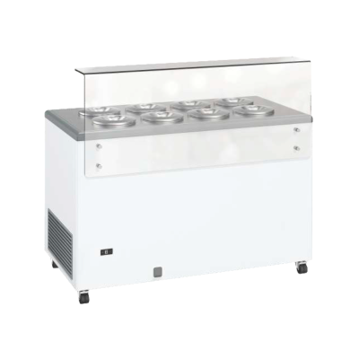 Vitrina conservadora de helados IC8P Infrico
