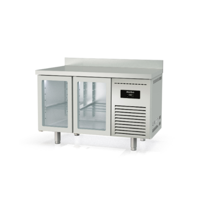 Mesa fría de refrigeración Clarion MGRV-135 puertas cristal Docriluc