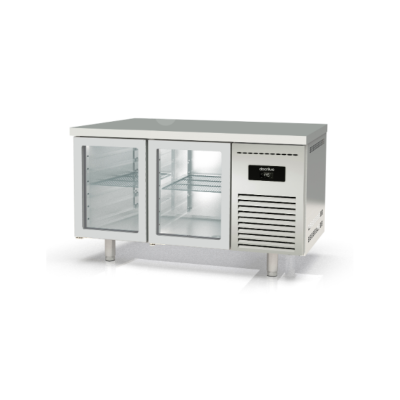 Mesa fría refrigeración Ilumia MPRV-150 puertas cristal Docriluc