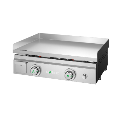 Plancha lisa a gas cromo duro MAX-60GC Mainho