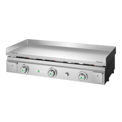 Plancha lisa a gas acero rectificado MAX-100G Mainho