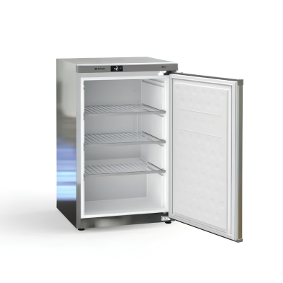 Congelador vertical puerta opaca CV130 INOX Infrico
