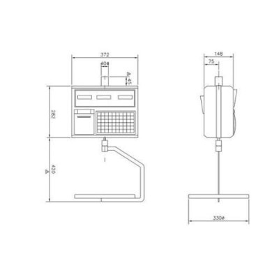 Balanza colgante PPI con impresora JUPITER 22 V10 Magriña Balanza colgante PPI con impresora JUPITER 22 V10 Magriña