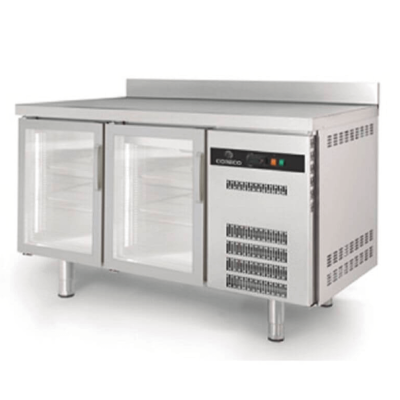 Mesa fría 600 SNACK refrigerada puerta cristal TSRV-150-S Coreco Mesa fría 600 SNACK refrigerada puerta cristal TSRV-150-S Coreco
