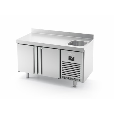 Mesa fría refrigeración GN 1/1 fregadero BMGN 1470 F Infrico