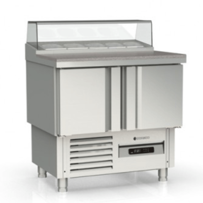 Mesa preparación gama 700 SALADETTE GN1/1 MFP-100 Coreco