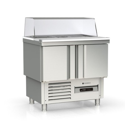 Mesa preparación gama 700 SALADETTE GN1/1 MFS-100-C Coreco